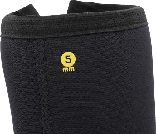 Cressi ReefTech Boots 5mm S (38/39 EU) - Unisex 5mm Schwarz Neoprenstiefel mit Doppeltem Futter, ideal für Wassersport, Speziell Entwickelt, zum die Füße vor Kälte zu Schützen, S (38/39)
