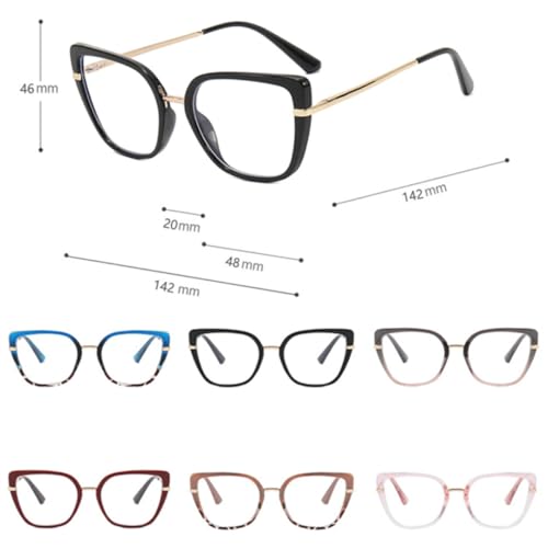 Lunettes rétro bicolore œil de chat : l'accessoire tendance du quotidien - 4