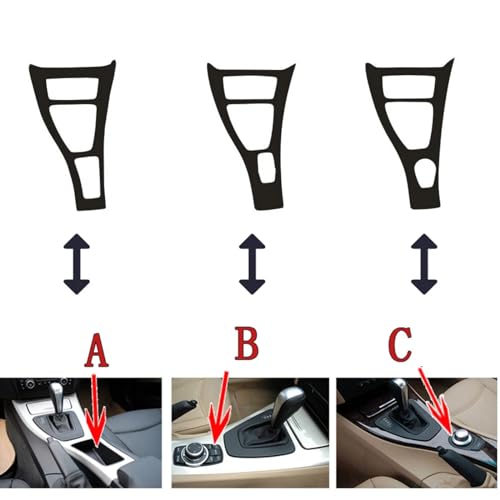 Panneau de commande central carbone BMW E90 2005-2012 rénovation stickers