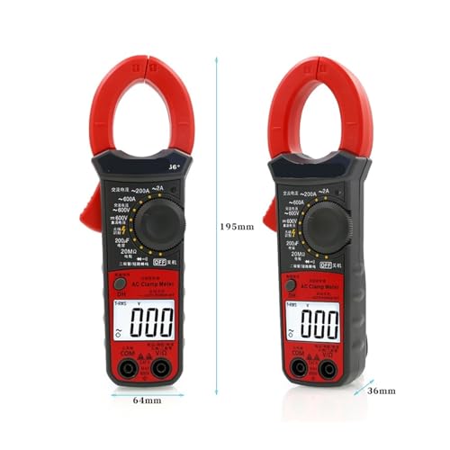 1PCS BM5266 multímetro de pinza digital, amperímetro AC, medidor universal, medidor de pinza de capacitancia, medidor de corriente y temperatura miniatura 4