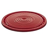 Hudson Exchange Reusable Easy Peel Lid for 3.5, 5, 6, and 7 gal Buckets, HPDE, Red
