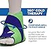Polar Ice Foot/Ankle Wrap - Compression Foot & Ankle Ice Pack Wrap - Reusable Ankle & Foot Ice Wrap - Flexible Ice Packs for Injuries - Black