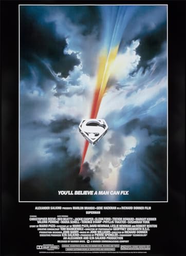Superpôster Mundo dos Super-Heróis - Superman 1978 - Arte A