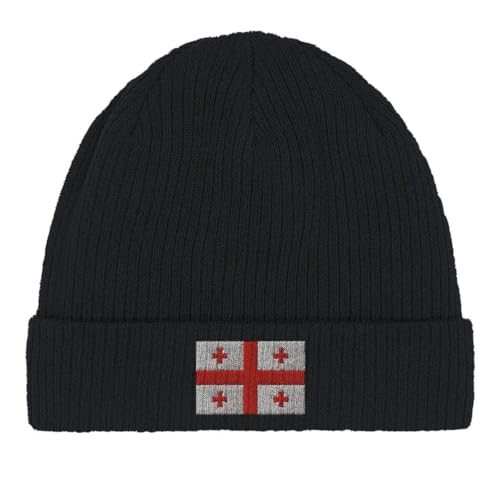 Bonnet en coton drapeau de la Géorgie - Bonnet extensible léger taille unique - 2