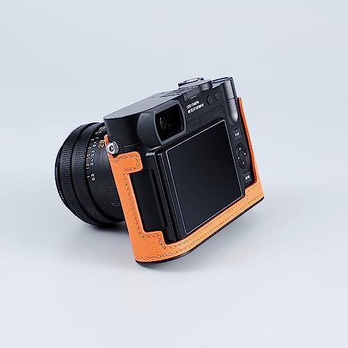 Funda media para cámara Leica Q3 en cuero y aluminio miniatura 5