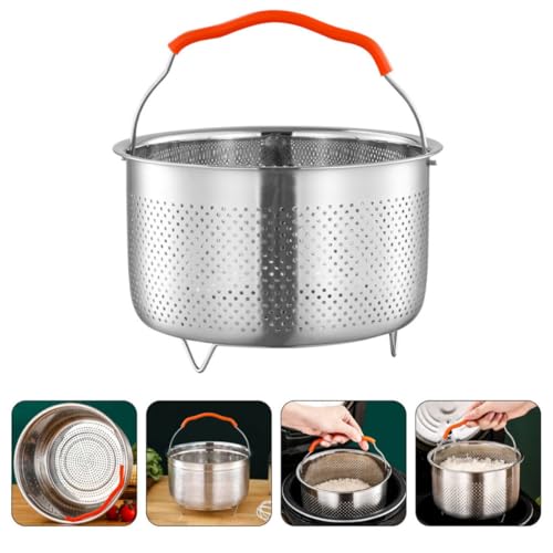 Rejilla para vaporera de acero inoxidable 4l silicona cocina al vapor 8