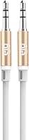 ELG, ECAUX1, Cabo Estéreo Auxiliar de Áudio, Conector P2 X P2, Entrada de 3.5mm, Alta Definição Sonora e Conexão Estável, Cabo Emborrachado Flexível, Branco