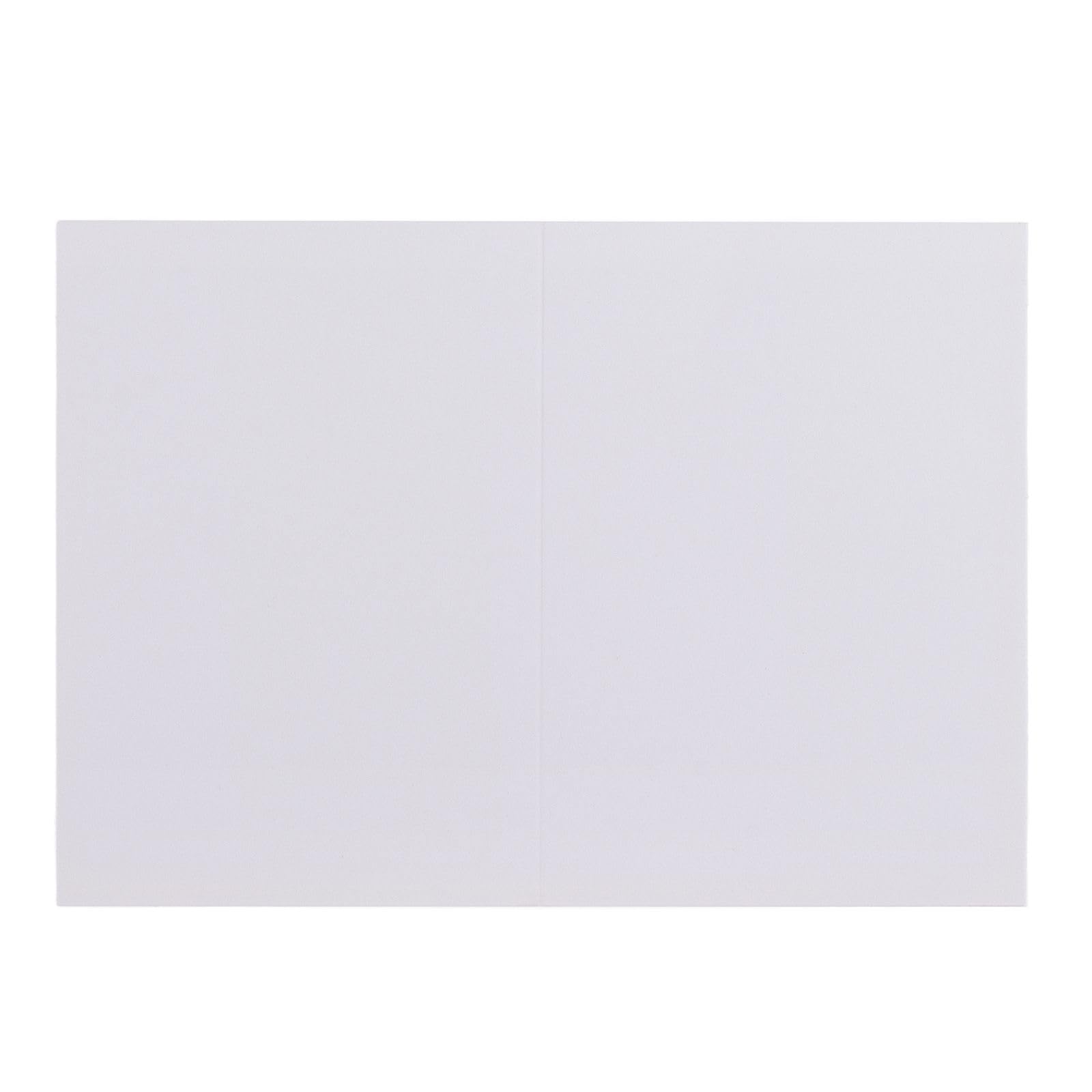 Vaessen Creative Cardstock Folded Cards 4.13 x 5.83 inches (A6) - 100 Blank Cards in White - for Card Making, Papercrafts, Invitations & Scrapbooking - 300 GSM GSM
