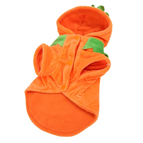 Disfraz de perro calabaza Halloween S naranja miniatura 2
