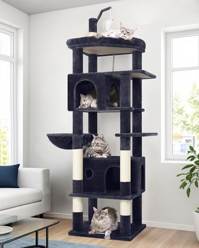 Globlazer F64 Grand arbre à chat d'intérieur avec griffoirs en sisal...