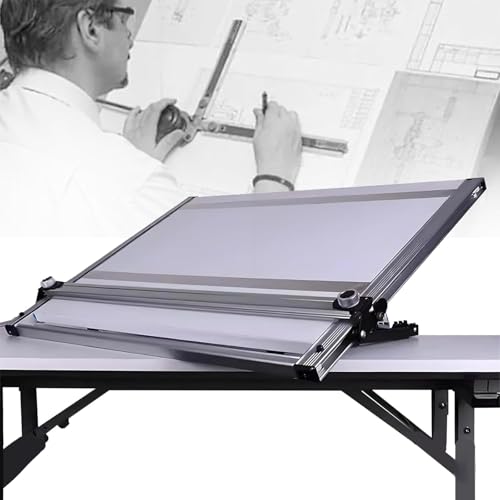 Lavagna da disegno portatile e cavalletto da scrivania per pittori, angolo di inclinazione regolabile con striscia di carta a pressione, ideale per studenti e professionisti