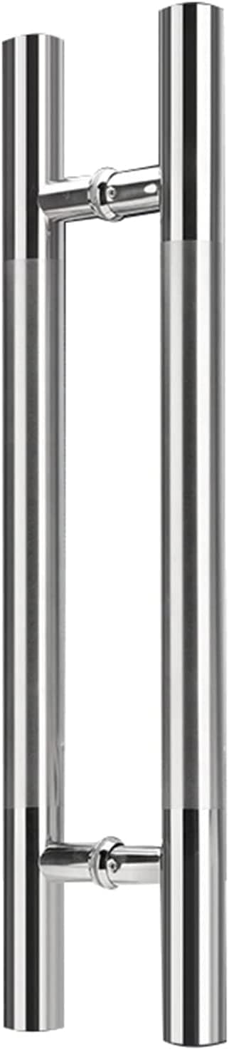 WXPGFEQ Modern Heavy Duty Stainless Steel Door Handle - Entry, Bathroom, Shower & Sliding Barn Door Pull Handle with Fittings - Two-Sided Glass Shed Door Handle