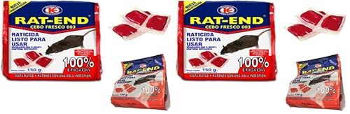 Rat-End Rat-End Cebo Fresco 150Gr 150 g (Paquete de 2)