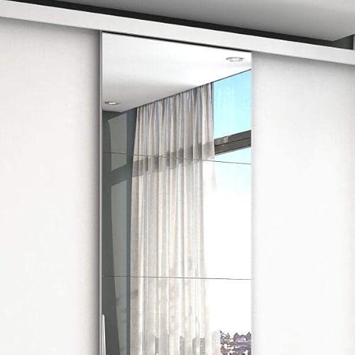Guarda Roupa Casal 4 Espelhos 3 Portas de Correr 4 Gavetas Max Plus Espresso Móveis Branco