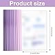 PYEUIFT 10 Stück Ordnerschieber, A4 Sliding Bar Binder,Kunststoff A4 Sliding Bar Binder, A4 Kunststoff Bericht Abdeckungen, Klemmschienen A4, Sliding Bar Bindern,Schiebebinder A4(Lila