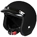 Produktbild Mach1® Jethelm Motorradhelm schwarz-matt ECE R 22.05 - Roller Scooter Helm Größe XS bis XXL - Abnehmbarer Schirm