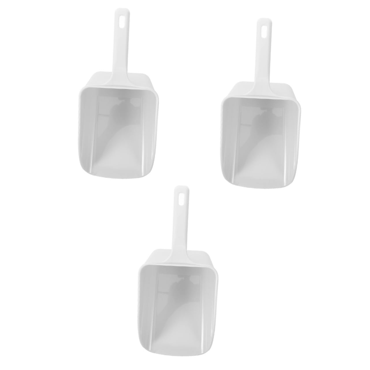 Cabilock 3pcs Food Ice Scoop Rice Shovel Serving Scoop Smooth Head Comfortable Grip for Kitchen