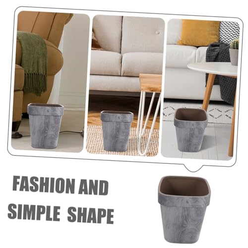 Cabilock caneca de basura sin tapa color gris claro miniatura 7