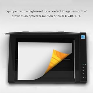 A3 Large Format Flatbed Scanner, 1200 DPI Document & Photo & Book Scanner, Scan 12" X 16.8" in 8 Sec, Auto-Scan, with LED Light Source, for Library, School