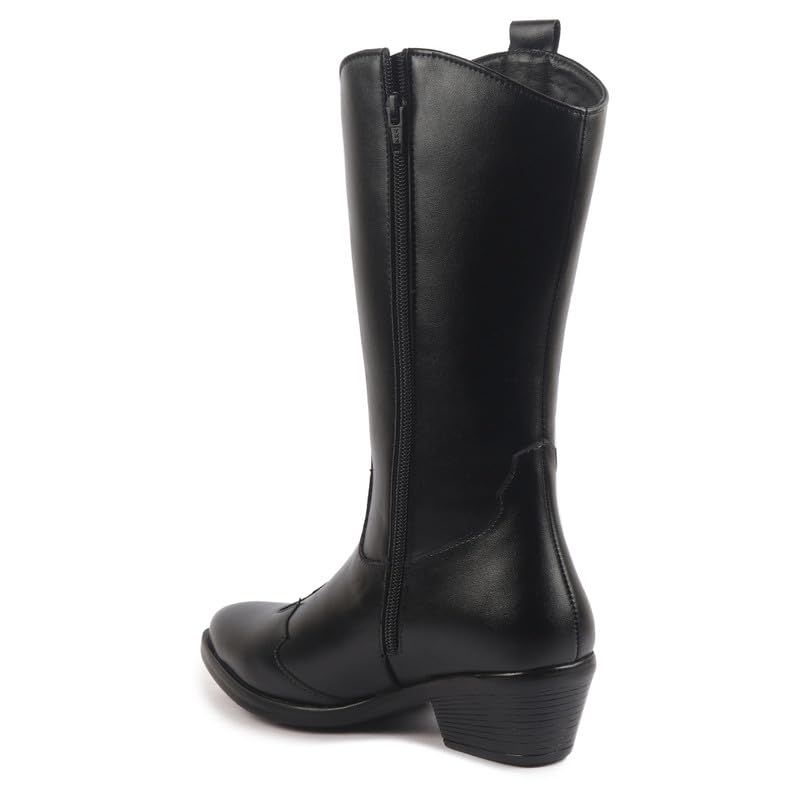 Image of FAUSTO Women Flared Heel Boots