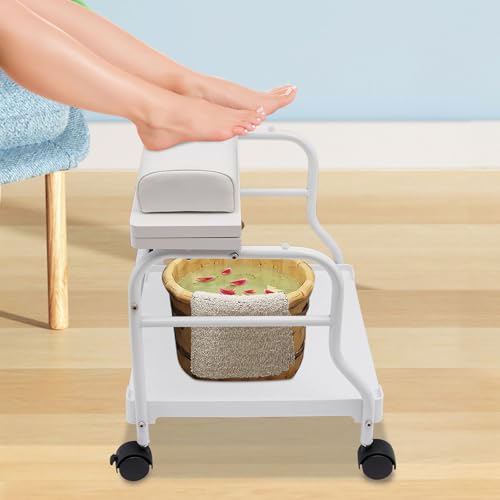 Carrito de pedicure con ruedas, spa portátil para pies miniatura 3