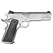 Cool Hand 1911 Grips, Magwell Cut, Full Size(Government/Commander), Sunburst Texture,G10, Ambi Safety Cut Grey/Black