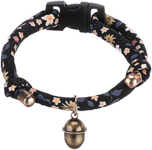 Dog Amoc 810073-0 Cat Collar Acorn Black S Size
