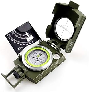 AOFAR Military Compass AF-4074 Camo for Hiking ,Lensatic Sighting Waterproof ,Durable ,Inclinometer for Camping ,Boy Scount,Geology Activities Boating