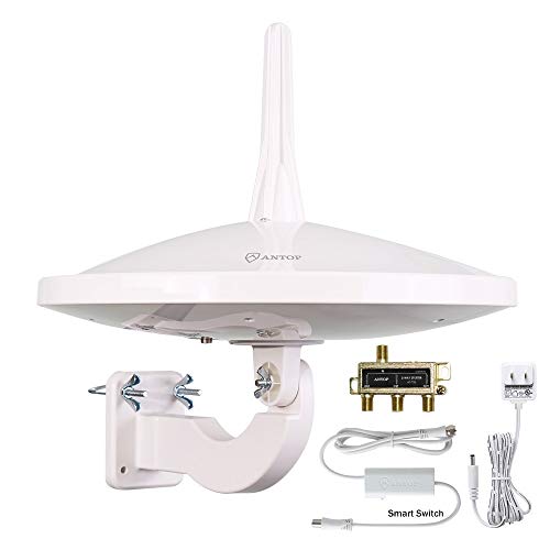 Dual-Omni Directional Outdoor TV Antenna for Multiple TVs,55/65 Mile...