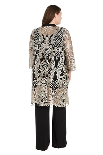 Image of R&M Richards Women's Threaded Charm Sequin Set