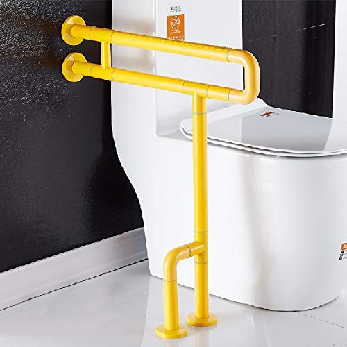 Maniglioni di Sicurezza per Bagno, corrimano di Sicurezza per WC, Barra Doccia in Acciaio Inox, Montaggio a Parete, Maniglia Antiscivolo per Vasca da Bagno per Anziani (Colore: Gia