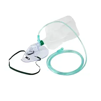 High-Concentration Non-Rebreather Oxygen Mask