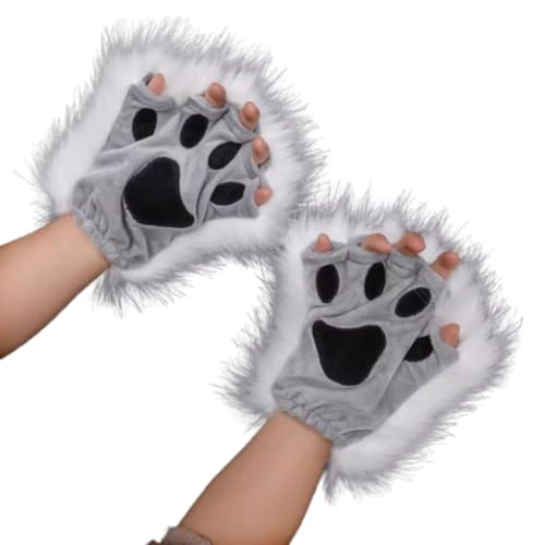Cat Paw Gloves Therian Paws Therian Gear Therian Stuff Furry Paws Cosplay Fluffy Mittens Cute