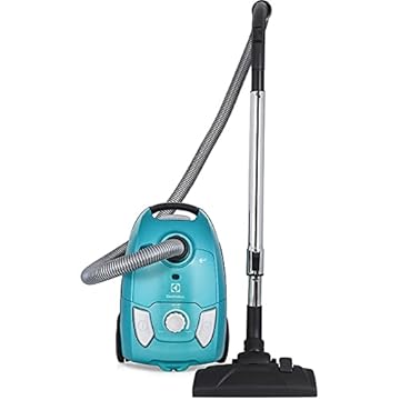 Aspirador de pó com saco Electrolux filtro HEPA 1800W suporte acessorios interno controle de sucção ajuste de potência EQP20 127v