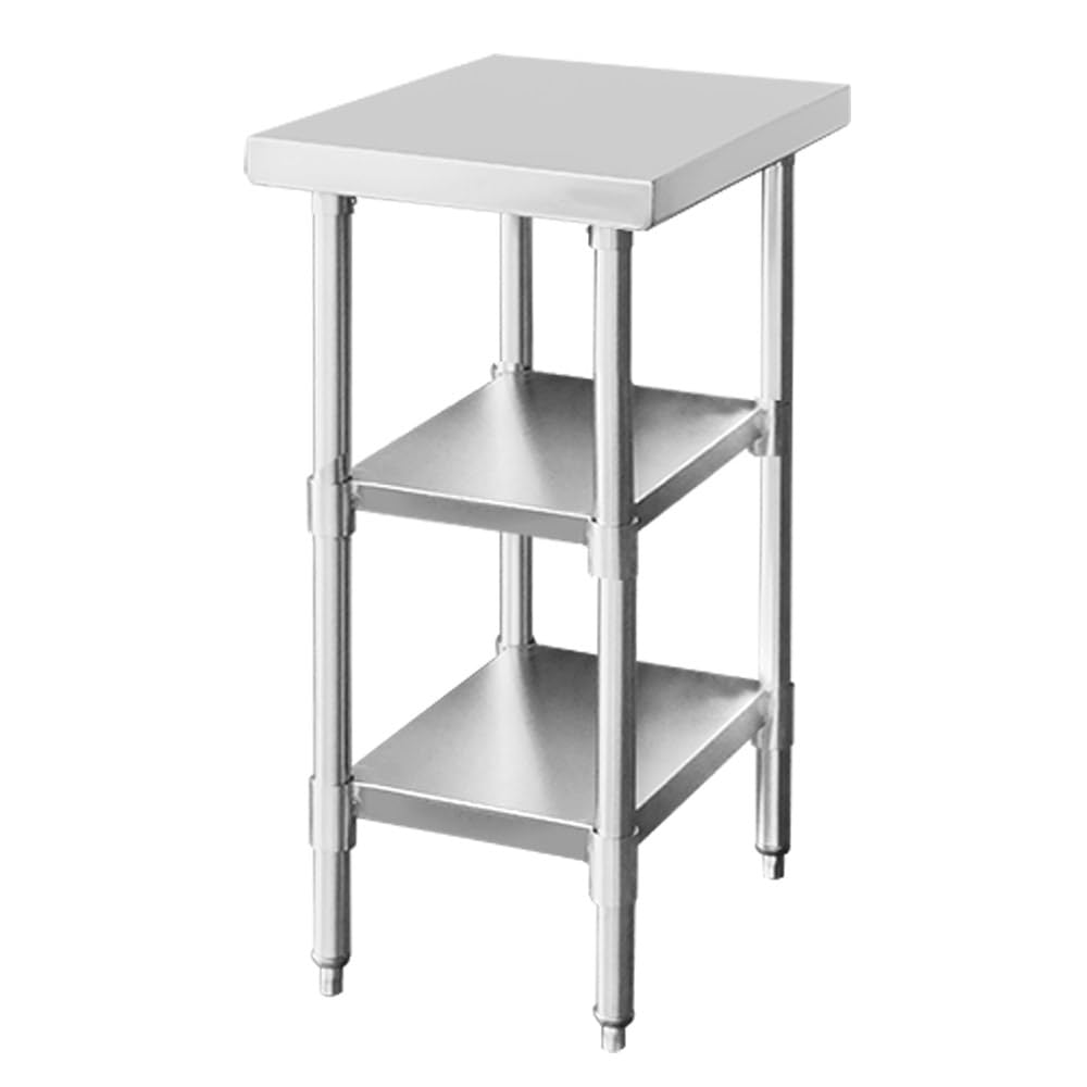 Amazon.co.jp: ステンレス 作業台 3段 業務用 調理台 厨房 450×600×800