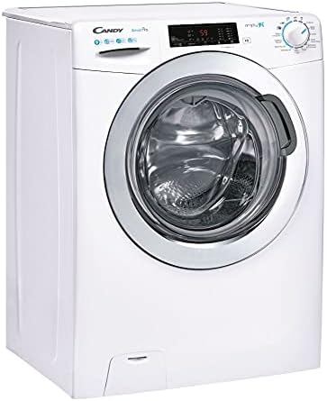 Candy Smart Pro CSO1493TWCE, Free Standing Washing Machine, WiFi Connected, 9 kg Load, 1400 rpm, White, Amazon Exclusive