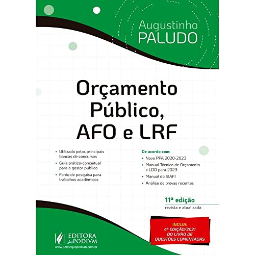 Orçamento Público, Afo e Lrf - 11ª Edição (2022)