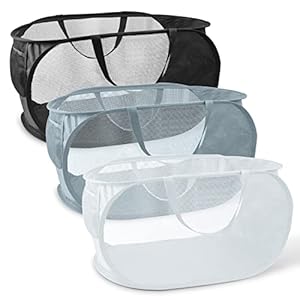 Lele Life CN-155 Faltbare Wäschekörbe 3er-Set