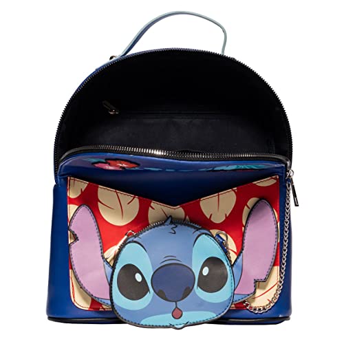 Bioworld Disney Amigo Stitch Exclusive Mini Backpack with Clutch2
