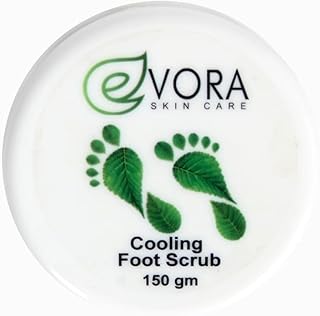 Evora Cosmetics Foot Scrub, Exfoliating & Softening, 150g