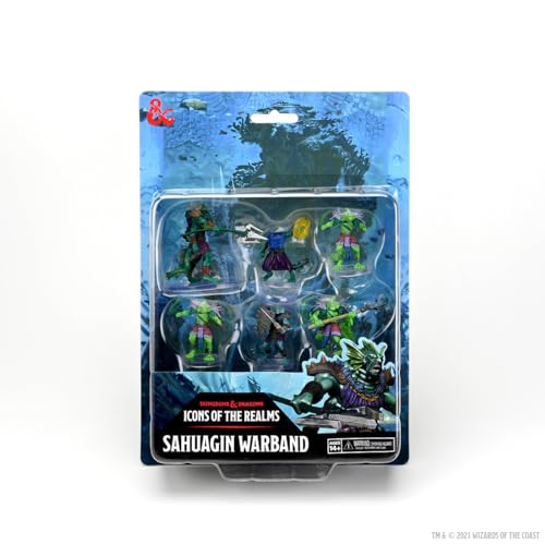 WizKids (Sahuagin - D & D Icons of the Realms: Sahuagin Warband Miniatures