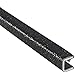 TRIM-LOK - 100B3X1/4-25 Trim-Lok Edge Trim ? Fits 1/4? Edge, 1/2? Leg Length, 25? Length, Black, Pebble Texture ? Flexible PVC Edge Protector for Sharp/Rough Surfaces, Easy to Install