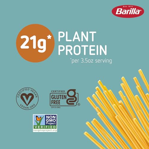 Image of Barilla Chickpea Spaghetti Pasta, 8.8 oz - Vegan, Gluten Free, Non GMO & Kosher - Made with Plant Based Protein