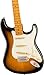 Fender Eric Johnson Stratocaster - 2-Color Sunburst Bundle with Deluxe Blonde Hard Case, Strap, Cable, and Guitar Cleaning Kit