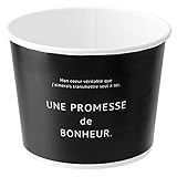 ヘッズ 紙カップ 直径10.1×7.6cm 黒 100個 容量:約400ml HEADS BNR-CUB2