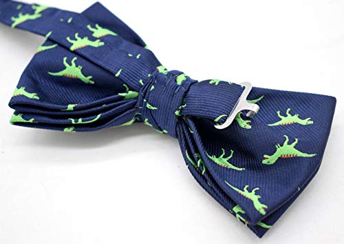 Carahere Mens Bow Ties Handmade Pre-Tied Pattern Bow Ties For Men (Dinosaur Pattern-1) #TOP3