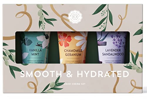 Woolzies Smooth & Hydrated Hand Cream Shea Butter Lotion Set of 3 | plant-based formula | Includes Vanilla Mint, Chamomile Geranium & Lavender Sandalwood | 3.3 fl oz image 4