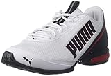 PUMA Unisex Cell Divide Sneaker, White Black High Risk Red, 43 EU