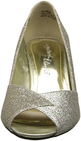 Easy Street Women's Ravish Dress Pump,Gold Glitter,6 WW US | Image 1