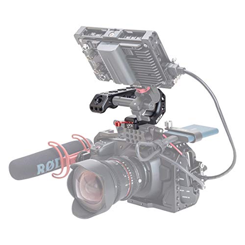 Image of Nitze PA28-A Camera Cage NATO Top Handle Grip Compatible with Z CAM E2-M4 S6 /F6 /F8 Canon C70 Panasonic BGH1 Stabilizer Rig (PA28-A)
